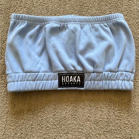 Hoaka Apparel Light Blue Crop Top - Picture 1 of 3